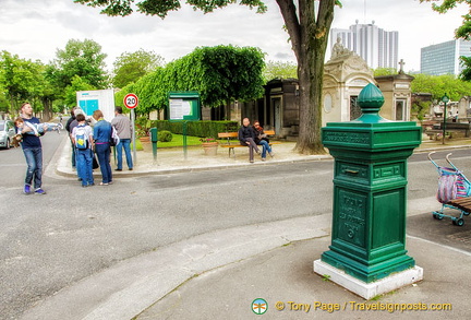 Entrance to Cimetière du Montparnasse on Boulevard Edouard Quinet